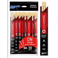 Dolphin Çin Çubuğu Sushi Bambu Chopsticks 50 Çift