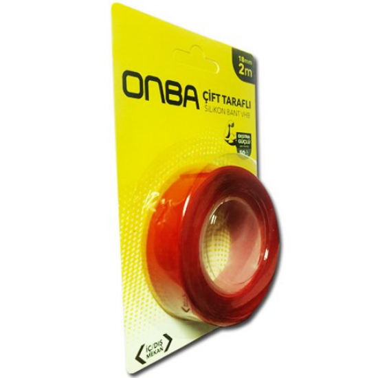 Onba VHB Silikon Çift Taraflı Bant Ekstra Güçlü 18mm x 2m