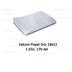 Vakum Poşet Düz 18x22 1 Kilo