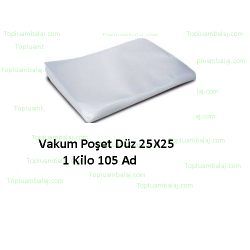 Vakum Poşet Düz 25X25 1 Kilo