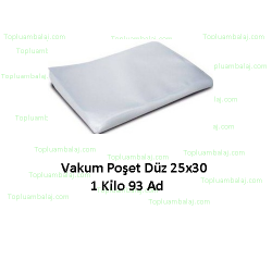 Vakum Poşet Düz 25x30 1 Kilo