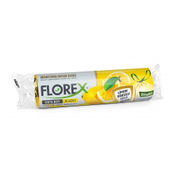 Florex Büzgülü Çöp Poşeti Orta Boy Limon Kokulu