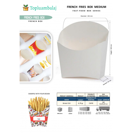 FRENCH FRIES BOX MEDIUM