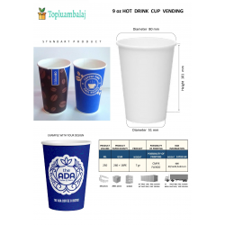 9 oz HOT DRINK CUP VENDING