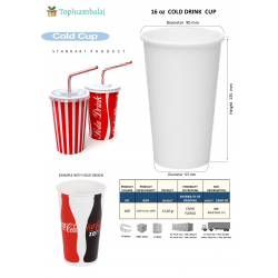 16 oz COLD DRINK CUP