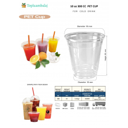 10 oz 300 CC PET CUP