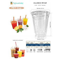 12 oz 350 CC PET CUP