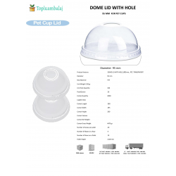 DOME LID WITH HOLE