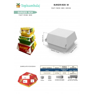 BURGER BOX M F A S T - F O O D B O X S E R I E S BURGER BOX M F A S T - F O O D B O X S E R I E S