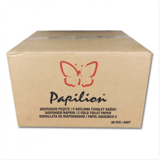 Papilion C Katlama Mini Dispenser Peçete 36x250 adet