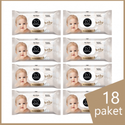 Papilion Islak Havlu 100 lü Kapaklı Baby Gold 18 paket